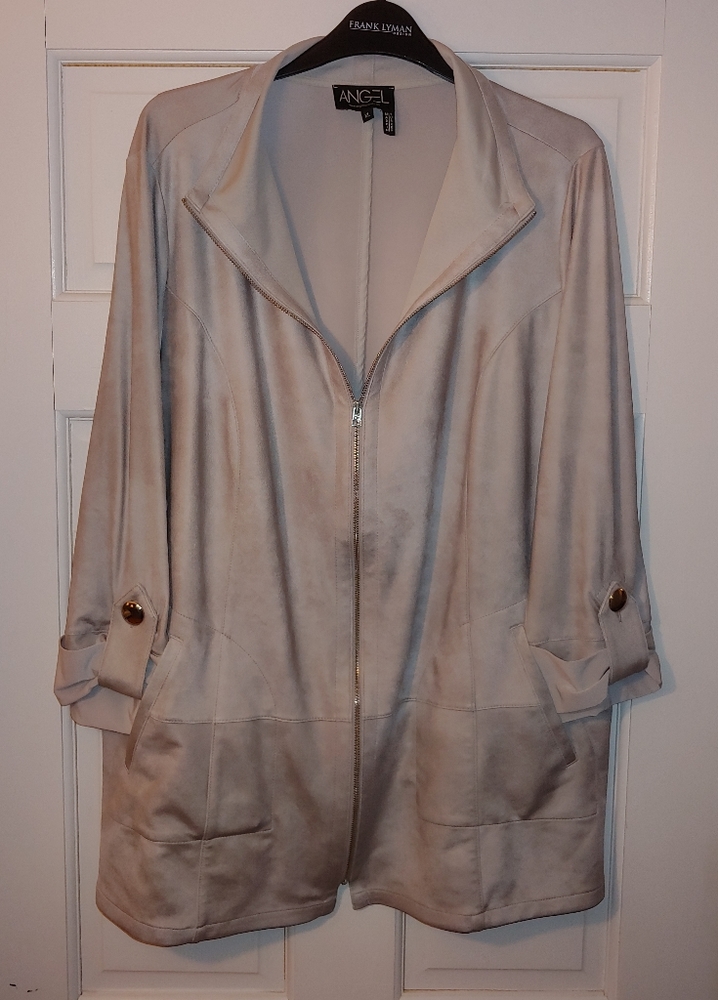 Angel Apparel Mfiber Poly Leather Utility Jacket
